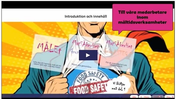 E-learning om att arbeta matsäkert enligt lagkrav